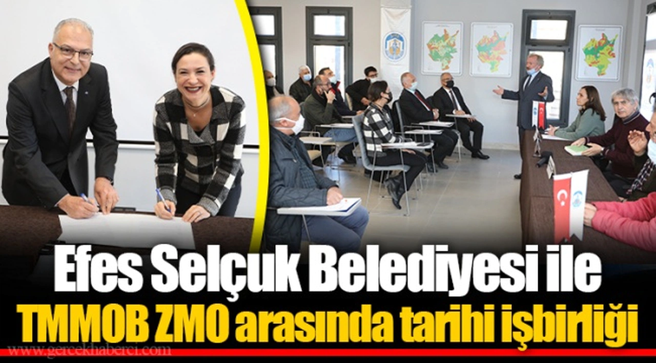 Efes Selçuk Belediyesi ile TMMOB ZMO arasında tarihi işbirliği