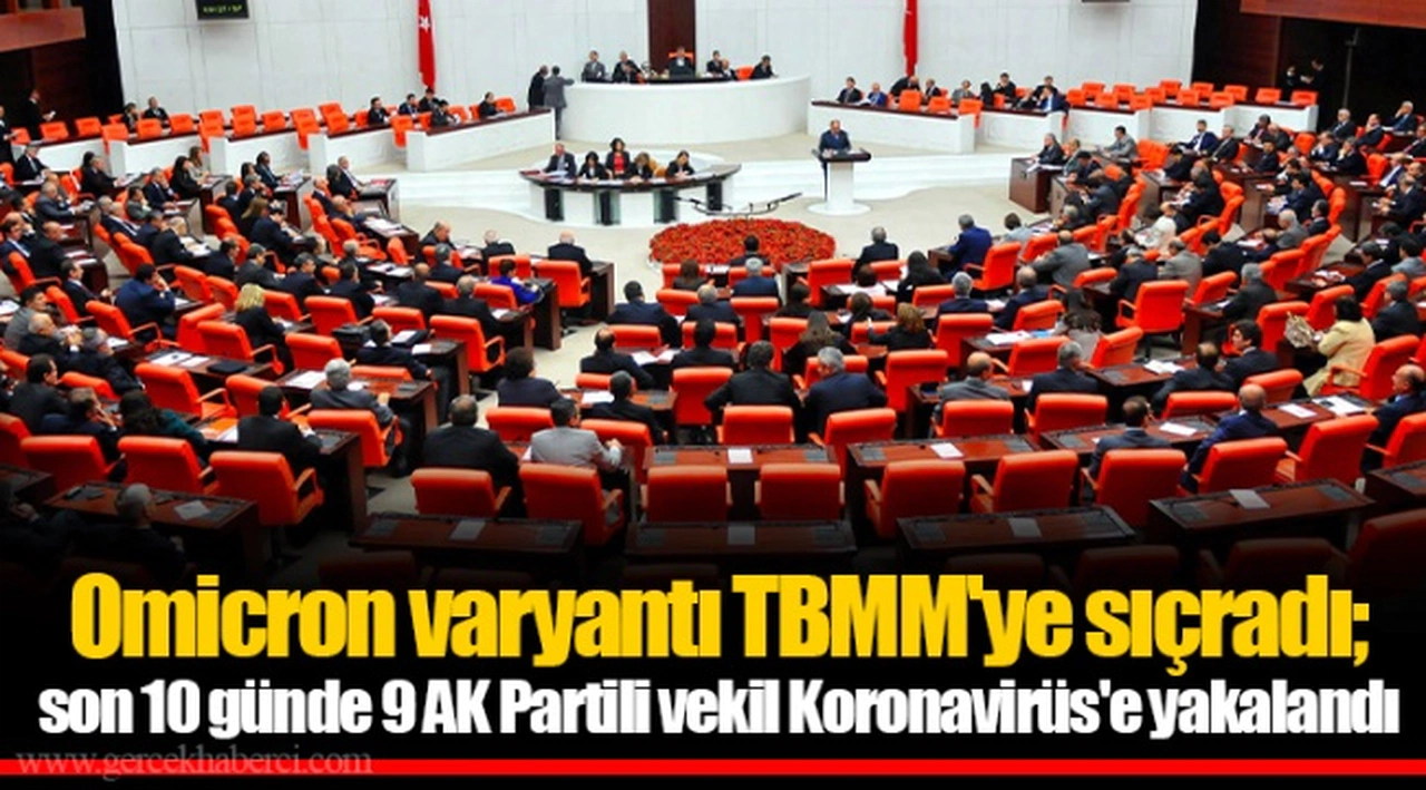 Omicron varyantı TBMM'ye sıçradı; son 10 günde 9 AK Partili vekil Koronavirüs'e yakalandı