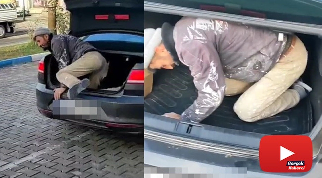 Vicdanları sızlatan olay: Patron, işçiyi arabası kirlenmesin diye bagajda taşıdı