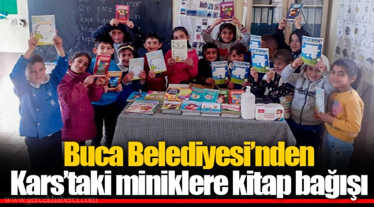 ​​​​​​​Buca Belediyesi’nden Kars’taki miniklere kitap bağışı