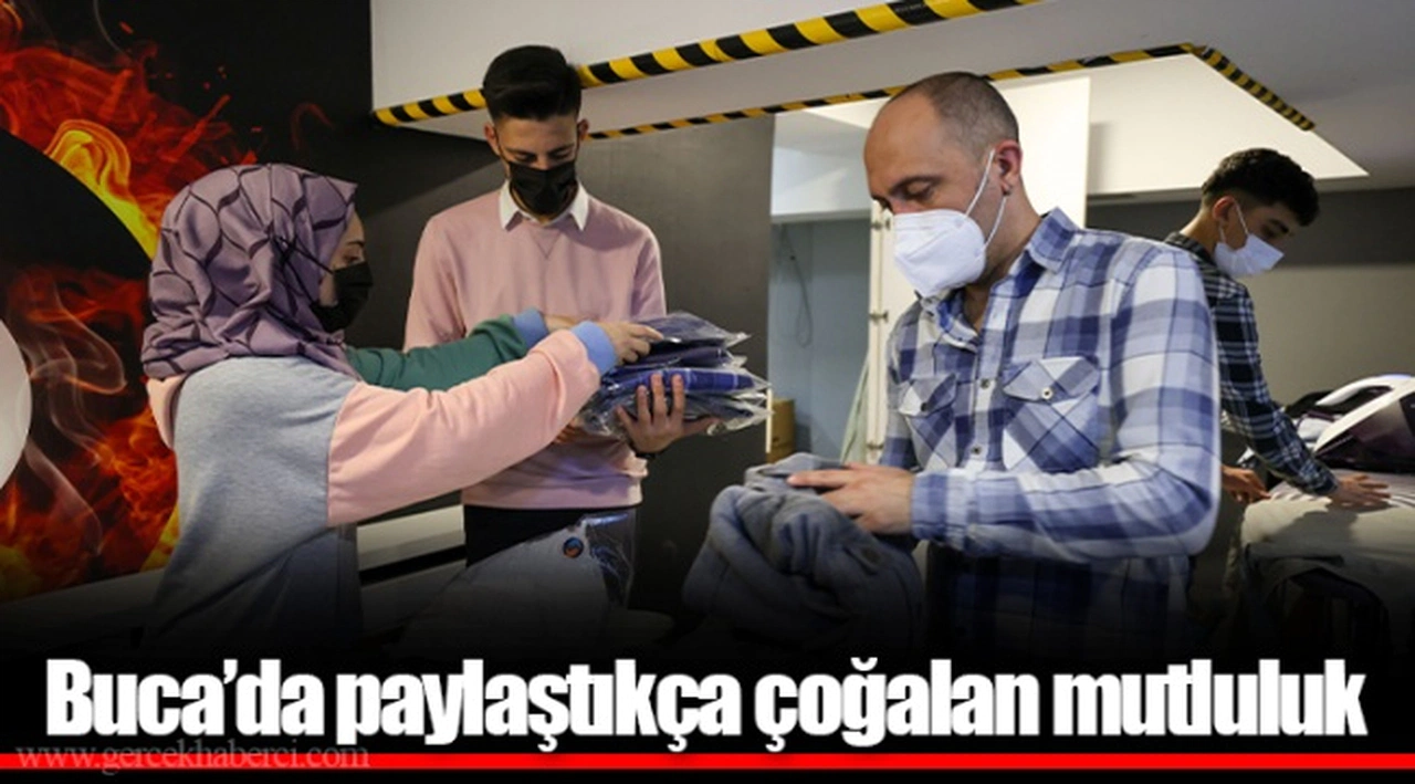 Buca’da paylaştıkça çoğalan mutluluk