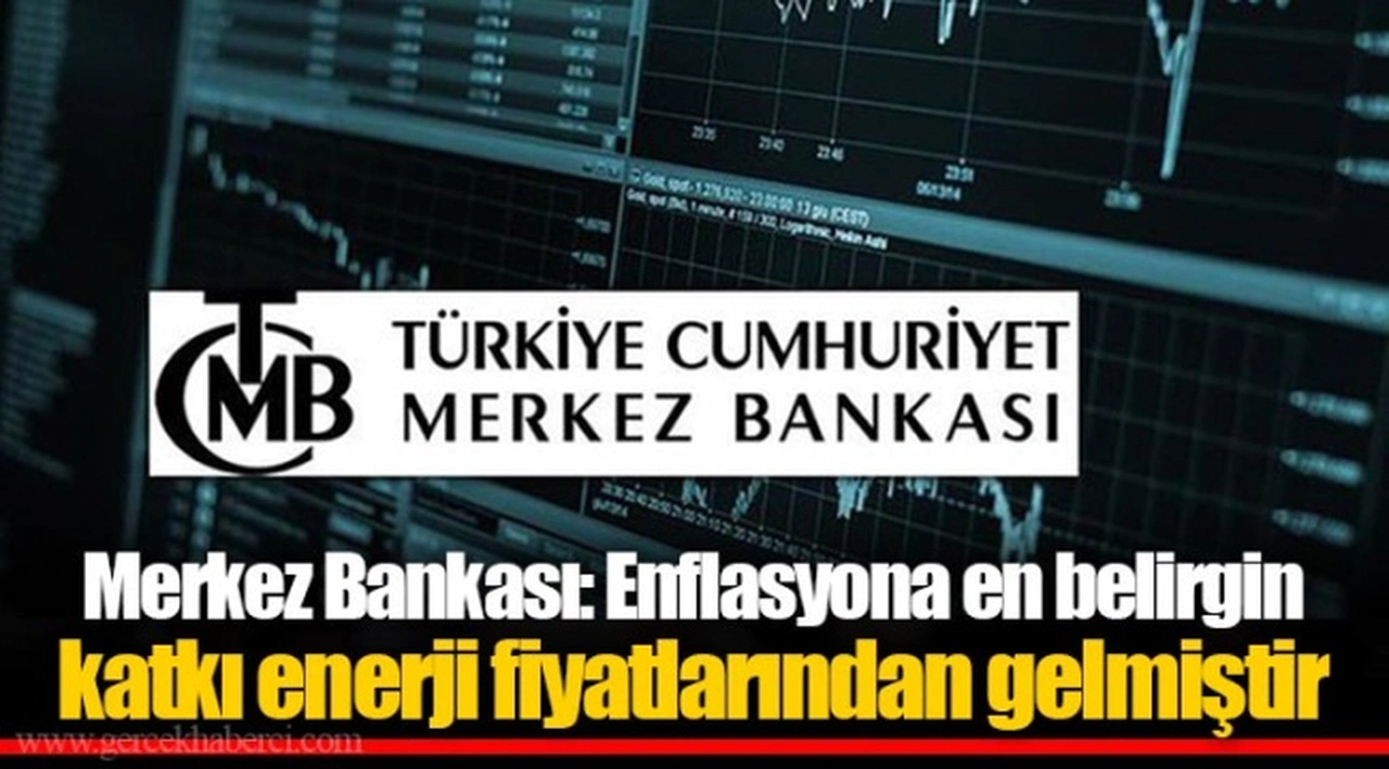 Merkez Bankası: Enflasyona en belirgin katkı enerji fiyatlarından gelmiştir