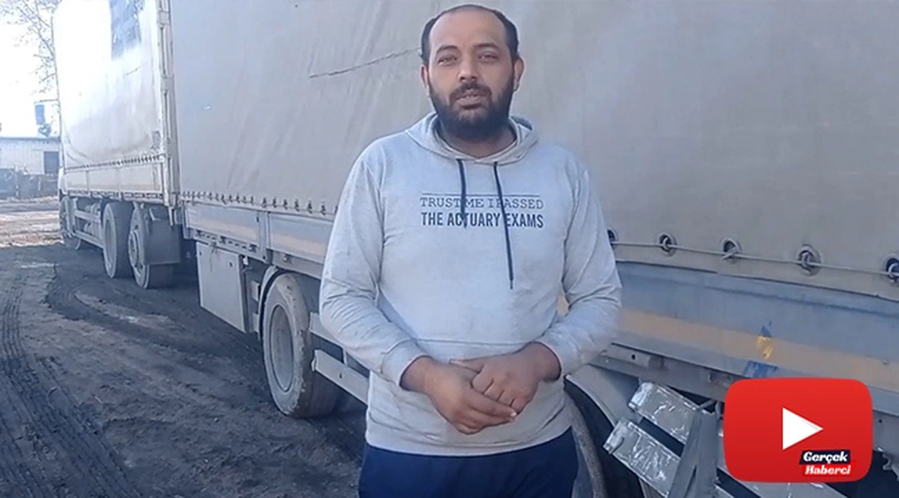 Rusya’nın tankı Türk vatandaşının tırına çarptı, şoför korku dolu anları anlattı: