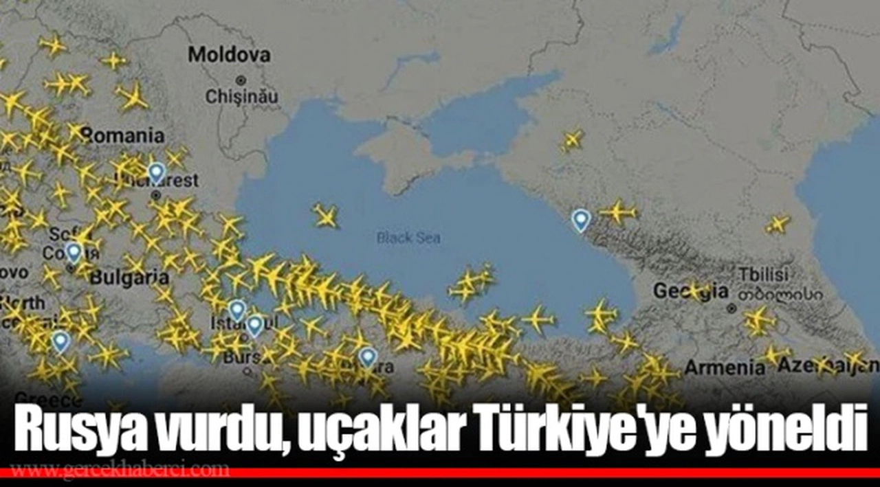 Rusya vurdu, uçaklar Türkiye'ye yöneldi