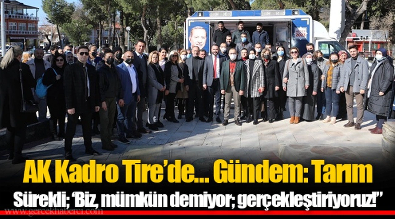Sürekli; ‘Biz, mümkün demiyor; gerçekleştiriyoruz!”
