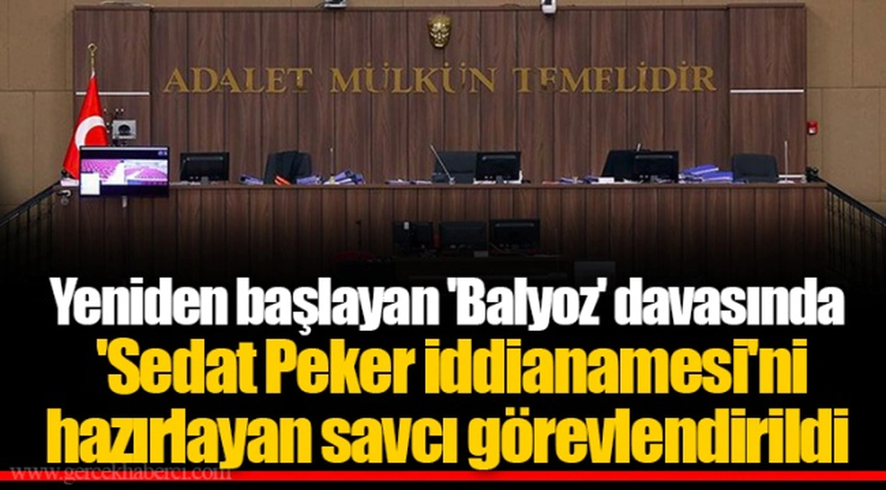 Yeniden başlayan 'Balyoz' davasında 'Sedat Peker iddianamesi'ni hazırlayan savcı görevlendirildi