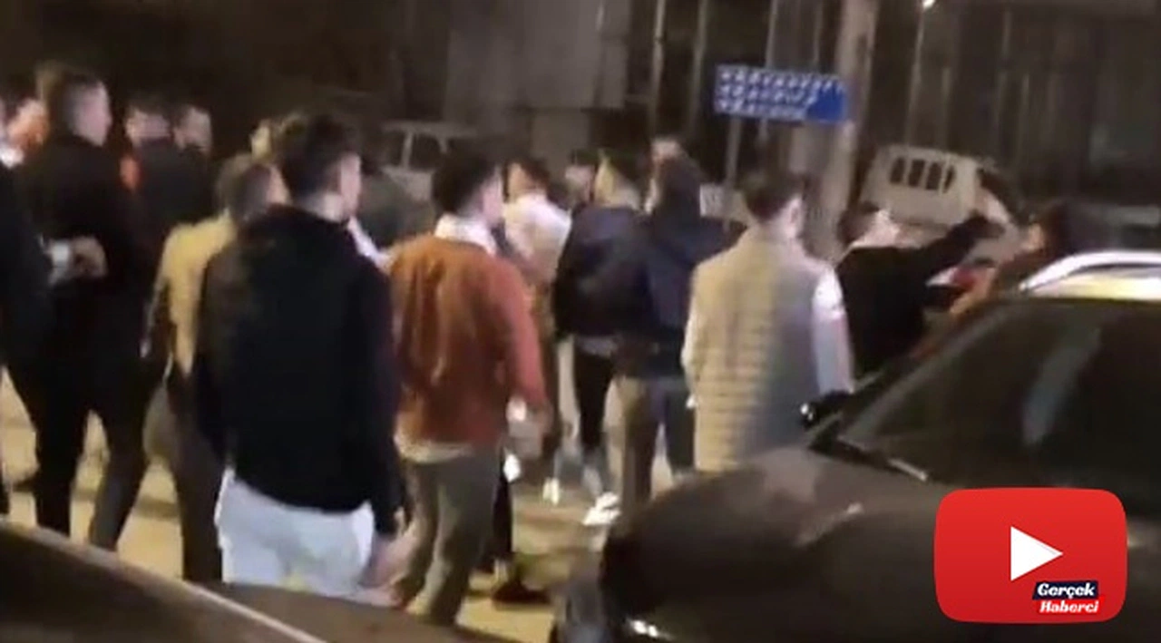 Düğün sonrası iki grup arasında kavga çıktı, yumruklar havada uçuştu