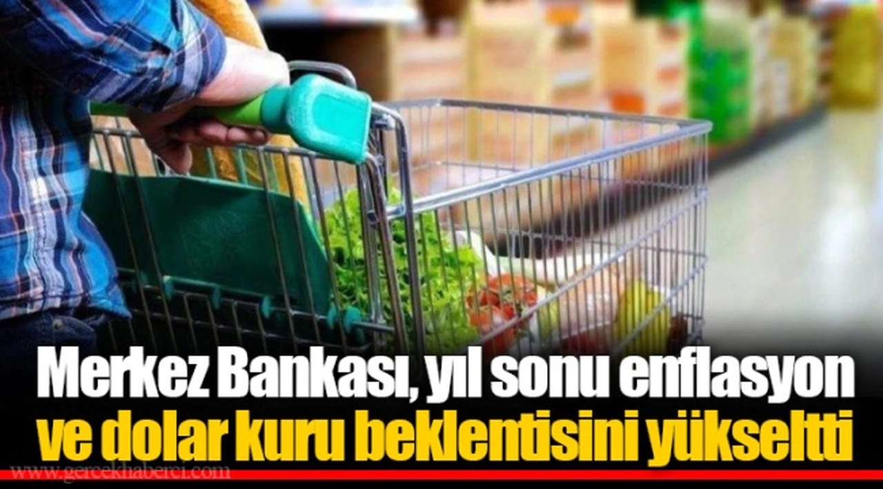Merkez Bankası, yıl sonu enflasyon ve dolar kuru beklentisini yükseltti
