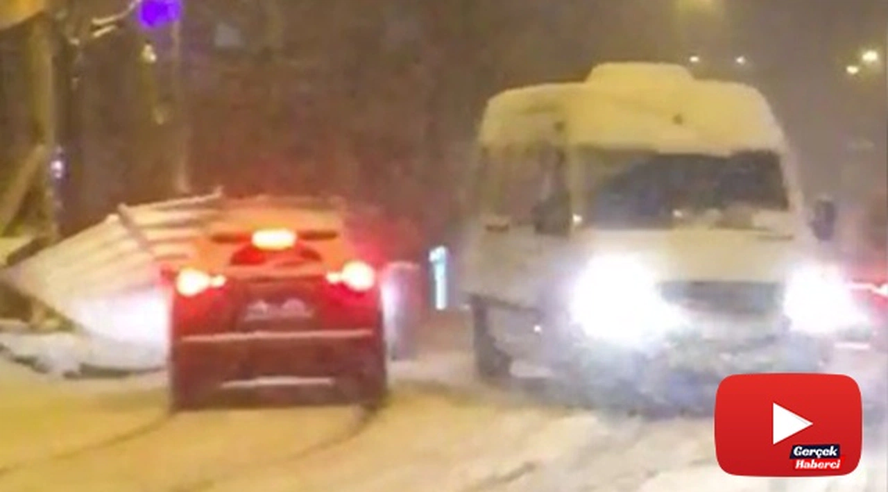 Şoförlerin ustalığı feci kazayı önledi
