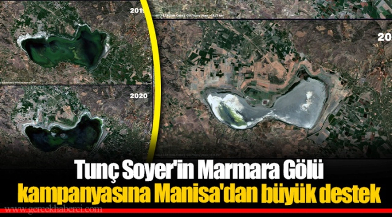 Tunç Soyer'in Marmara Gölü kampanyasına Manisa'dan büyük destek