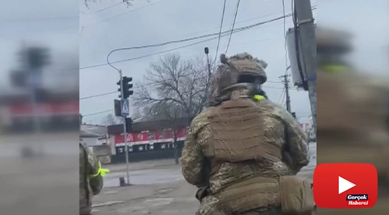 Ukrayna askerlerine yönelik roket saldırısı saniye saniye görüntülendi