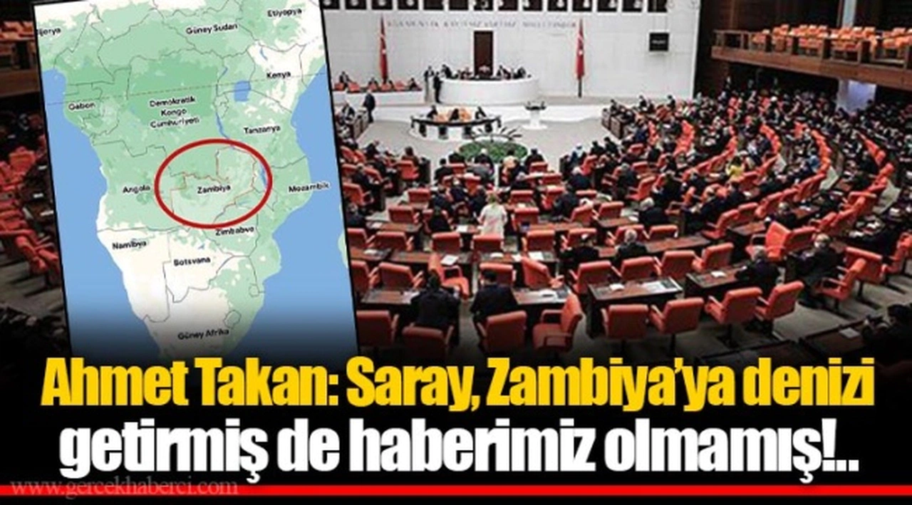 Ahmet Takan: Saray, Zambiya’ya denizi getirmiş de haberimiz olmamış!..