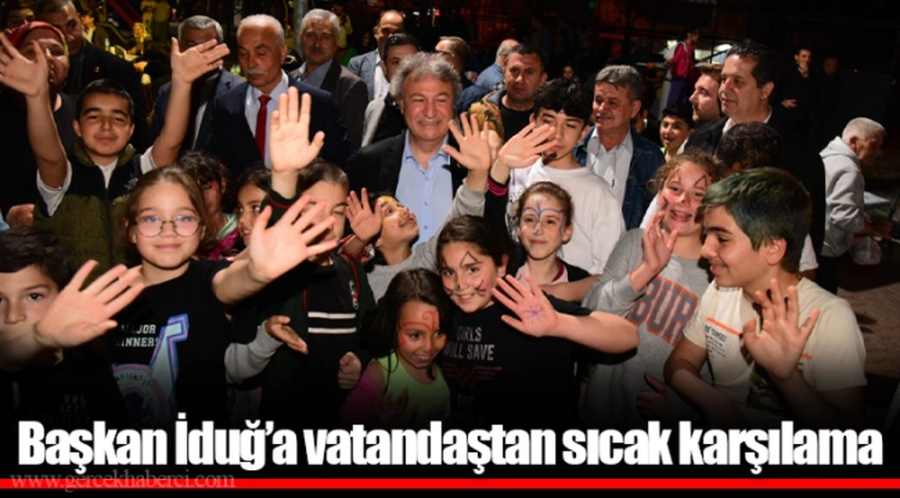 Başkan İduğ’a vatandaştan sıcak karşılama