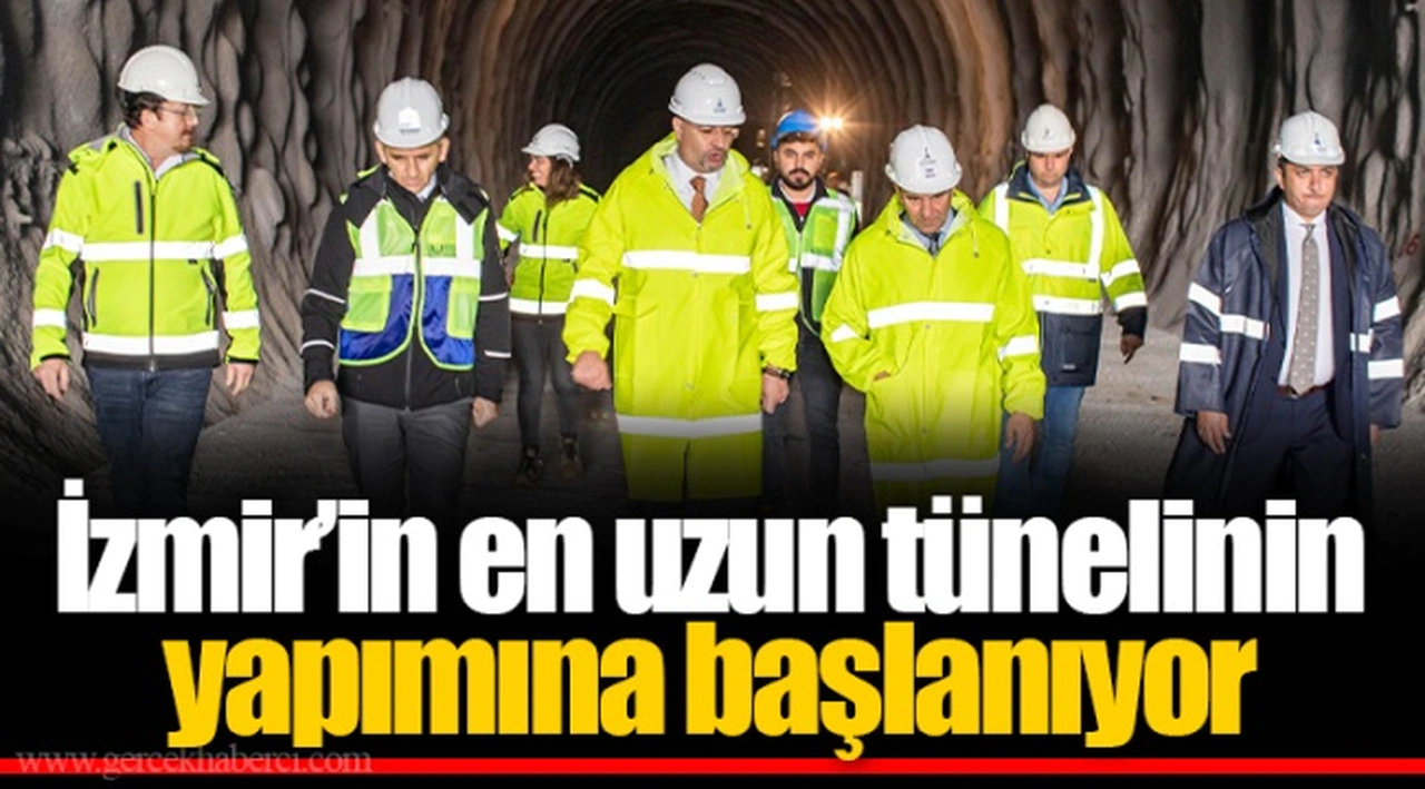 İzmir’in en uzun tünelinin yapımına başlanıyor