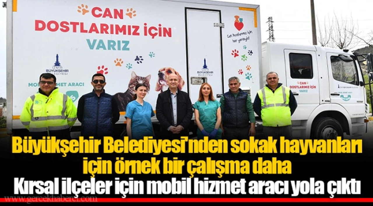 Kırsal ilçeler için mobil hizmet aracı yola çıktı