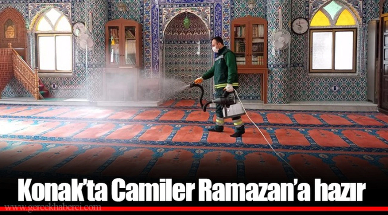 Konak’ta Camiler Ramazan’a hazır