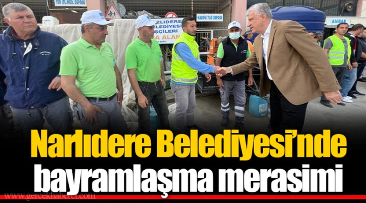 Narlıdere Belediyesi’nde bayramlaşma merasimi 