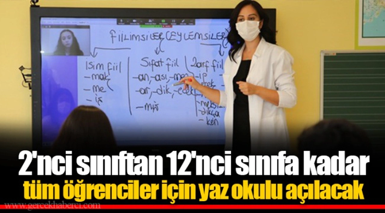 2'nci sınıftan 12'nci sınıfa kadar tüm öğrenciler için yaz okulu açılacak
