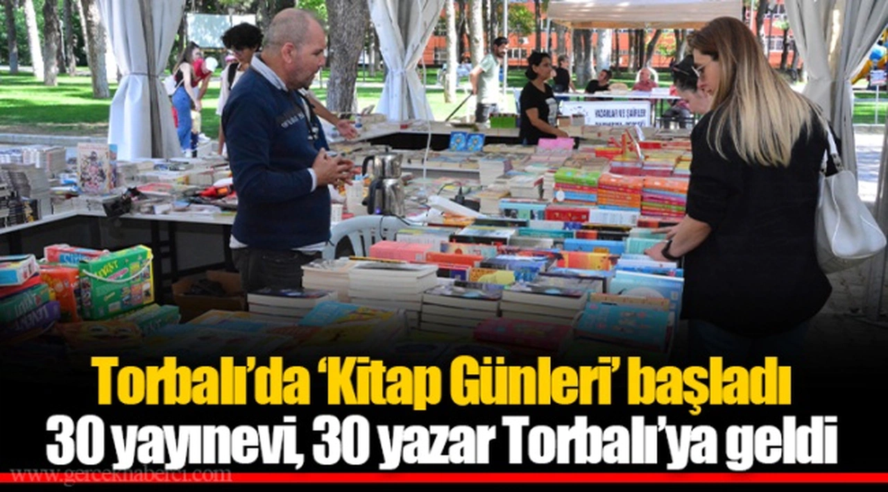 30 yayınevi, 30 yazar Torbalı’ya geldi