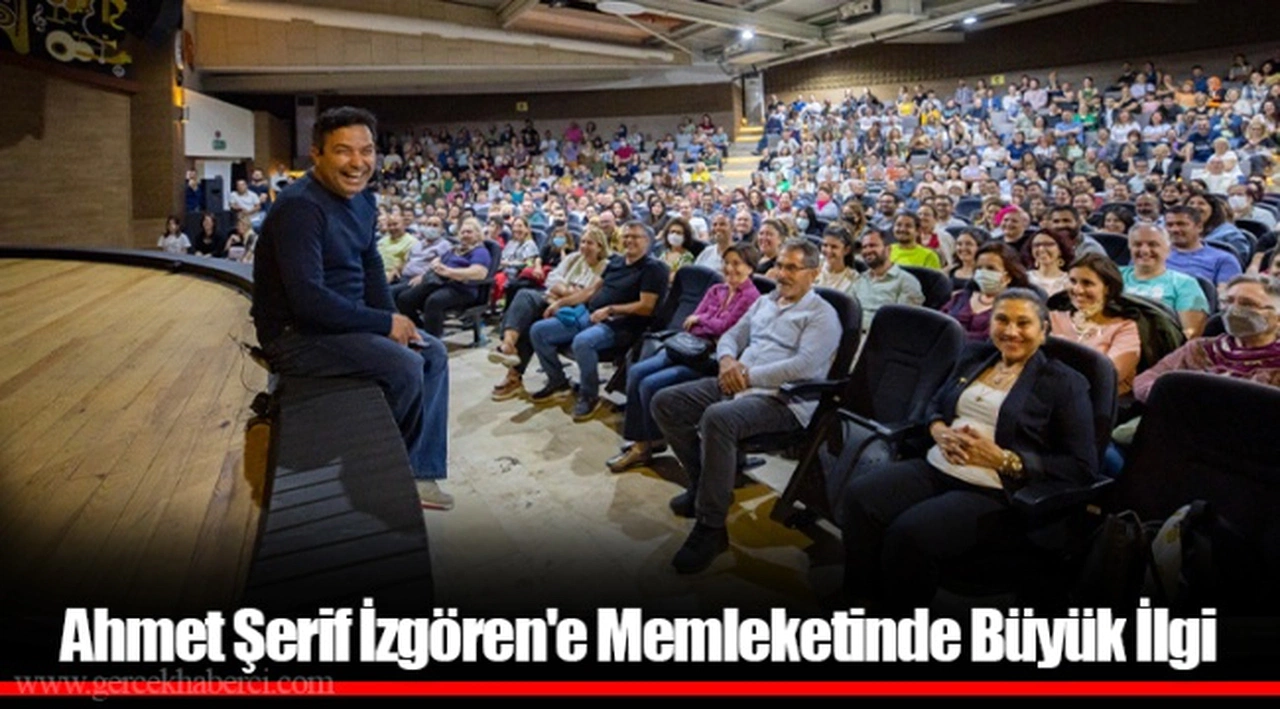 Ahmet Şerif İzgören'e Memleketinde Büyük İlgi