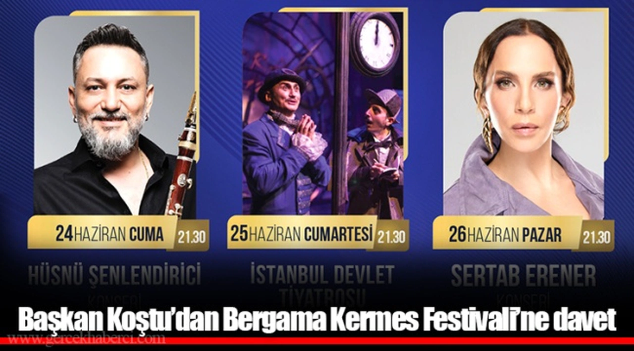 Başkan Koştu’dan Bergama Kermes Festivali’ne davet