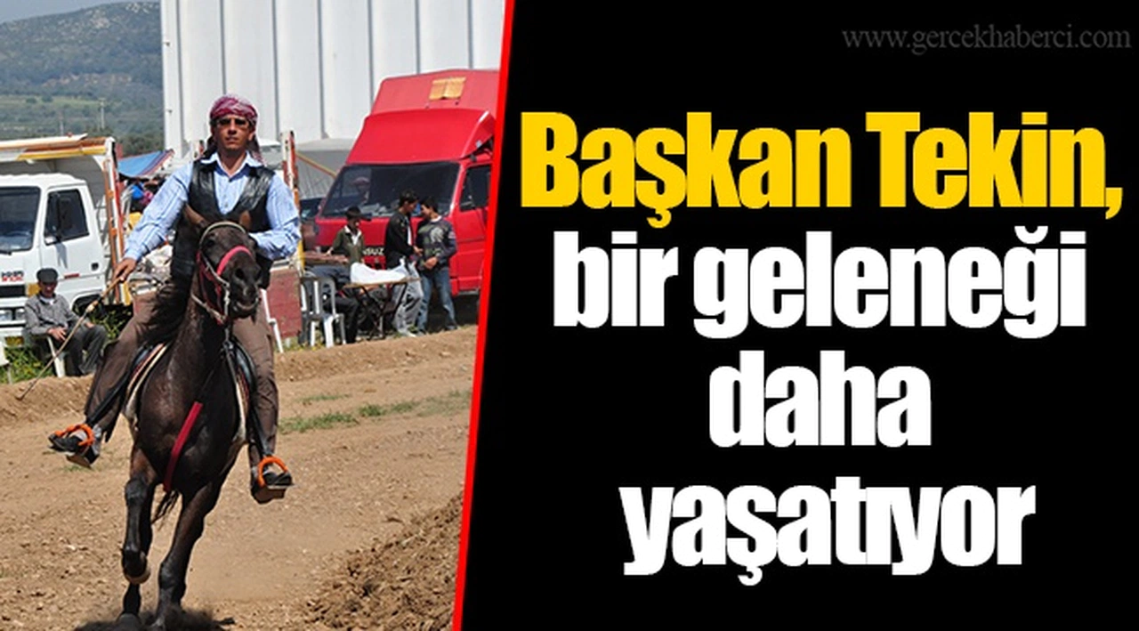 Başkan Tekin, bir geleneği daha yaşatıyor