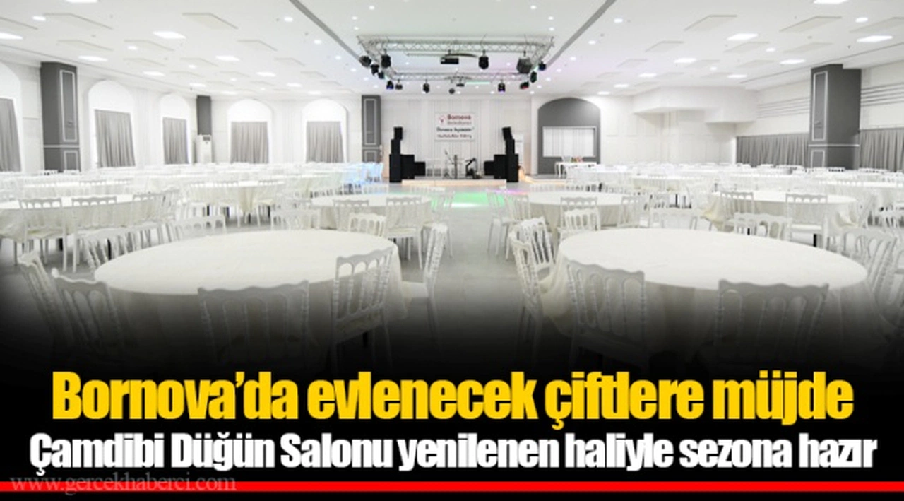 Bornova’da evlenecek çiftlere müjde