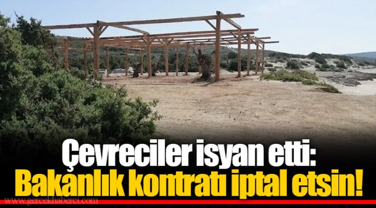 Çevreciler isyan etti: Bakanlık kontratı iptal etsin!