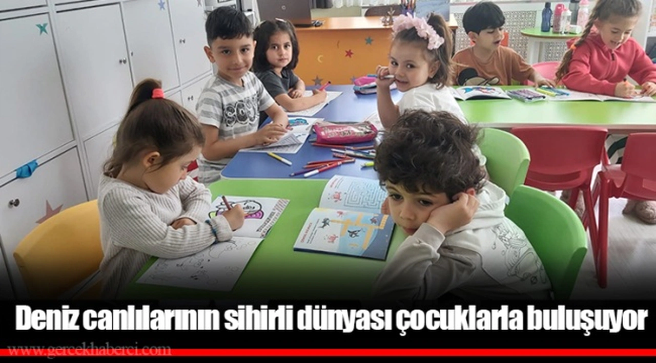 Deniz canlılarının sihirli dünyası çocuklarla buluşuyor