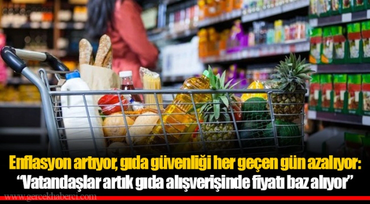 Enflasyon artıyor, gıda güvenliği her geçen gün azalıyor: “Vatandaşlar artık gıda alışverişinde fiyatı baz alıyor”