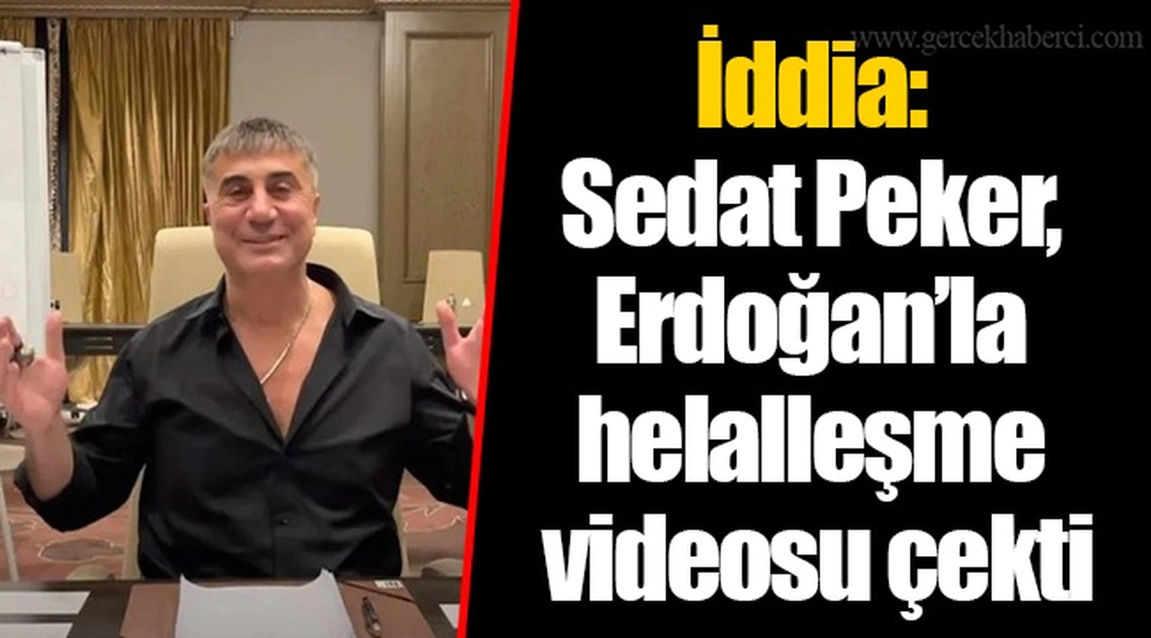 İddia: Sedat Peker, Erdoğan’la helalleşme videosu çekti