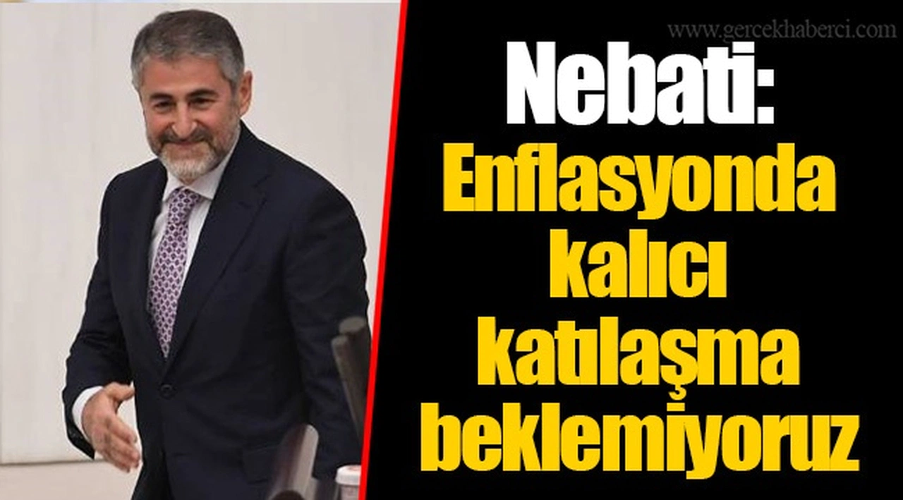 Nebati: Enflasyonda kalıcı katılaşma beklemiyoruz