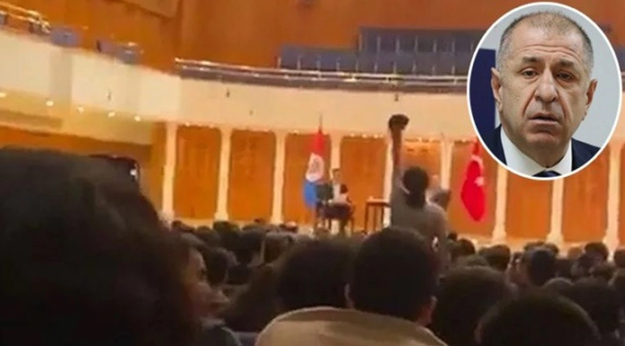 Özdağ'ı protesto eden Suriyeli öğrenci, Zafer Partili görevli tarafından darp edilmiş