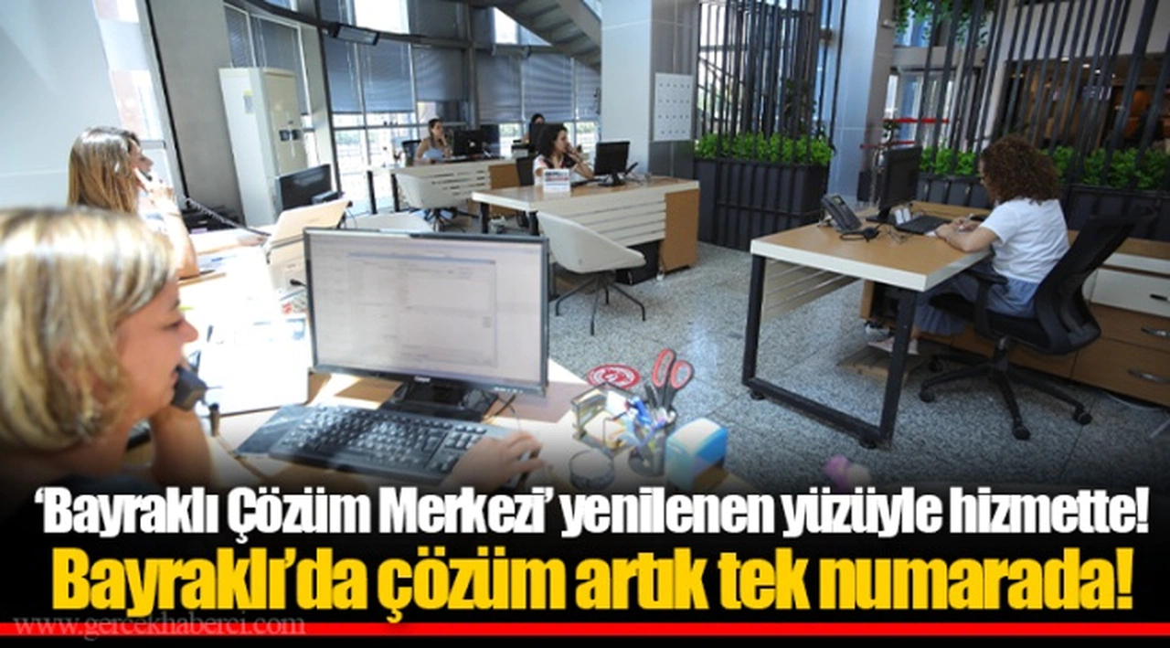 Bayraklı’da çözüm artık tek numarada!