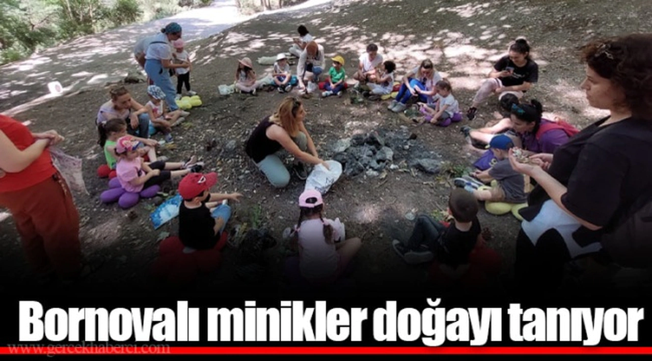 Bornovalı minikler doğayı tanıyor