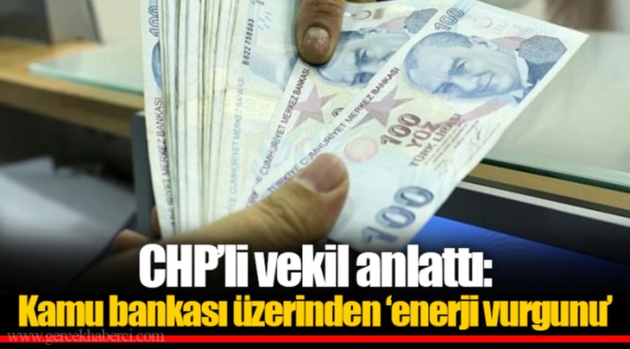 CHP'li vekil anlattı: Kamu bankası üzerinden 'enerji vurgunu'