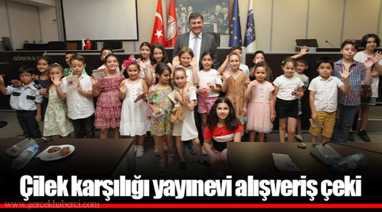 Çilek karşılığı yayınevi alışveriş çeki