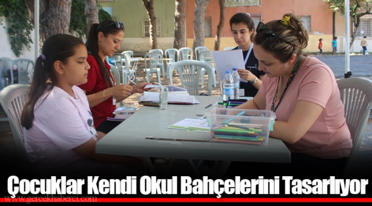 Çocuklar Kendi Okul Bahçelerini Tasarlıyor