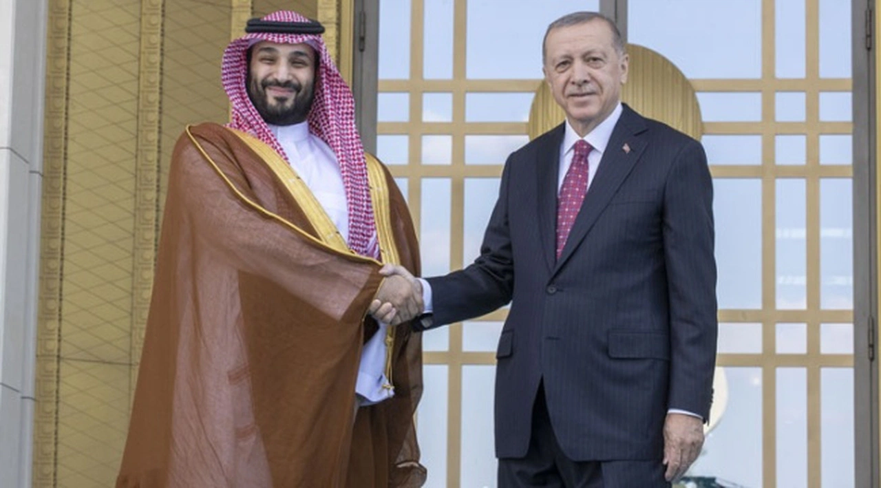 Erdoğan, Suudi Arabistan Veliaht Prensi Selman'ı resmi törenle karşıladı