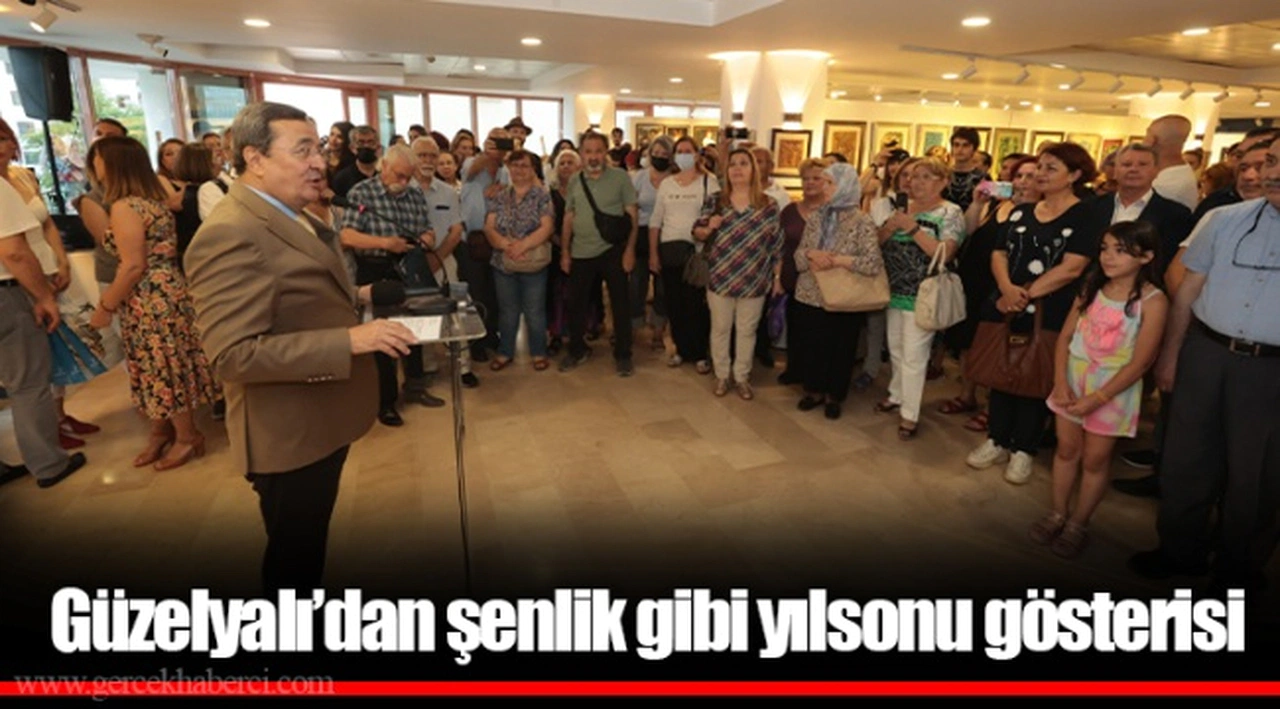 Güzelyalı’dan şenlik gibi yılsonu gösterisi