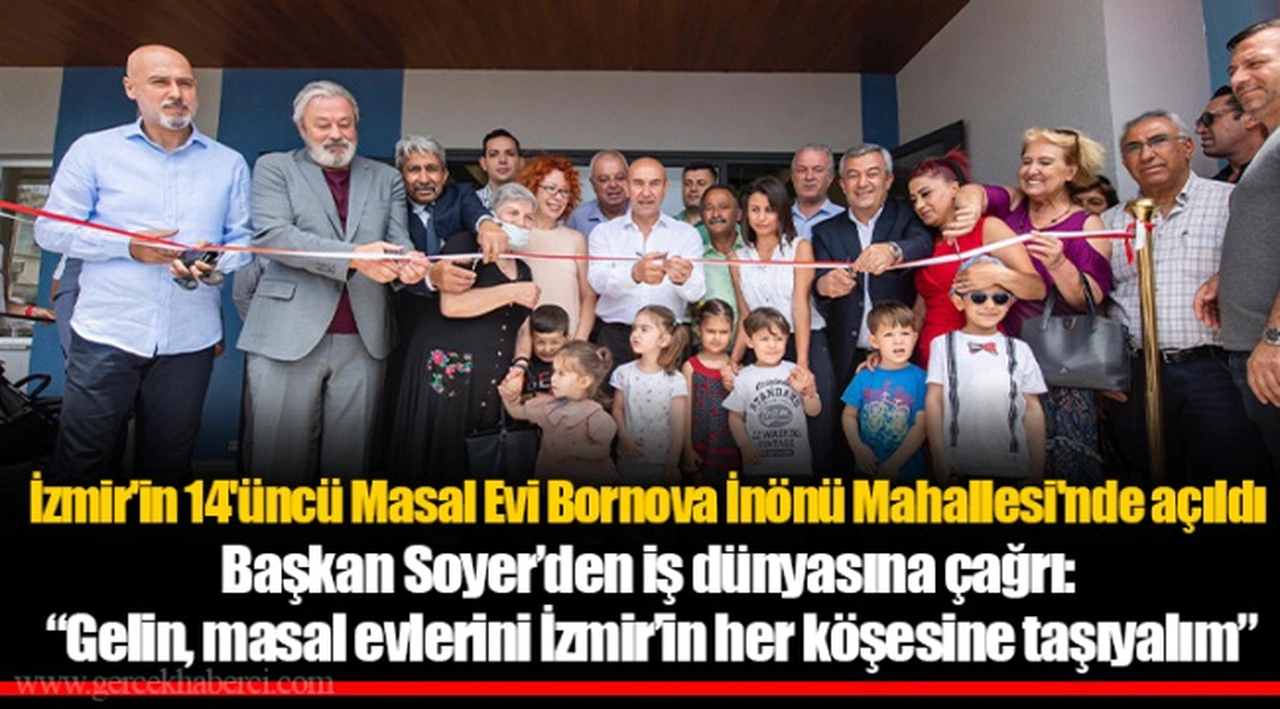 İzmir'in 14'üncü Masal Evi Bornova İnönü Mahallesi'nde açıldı