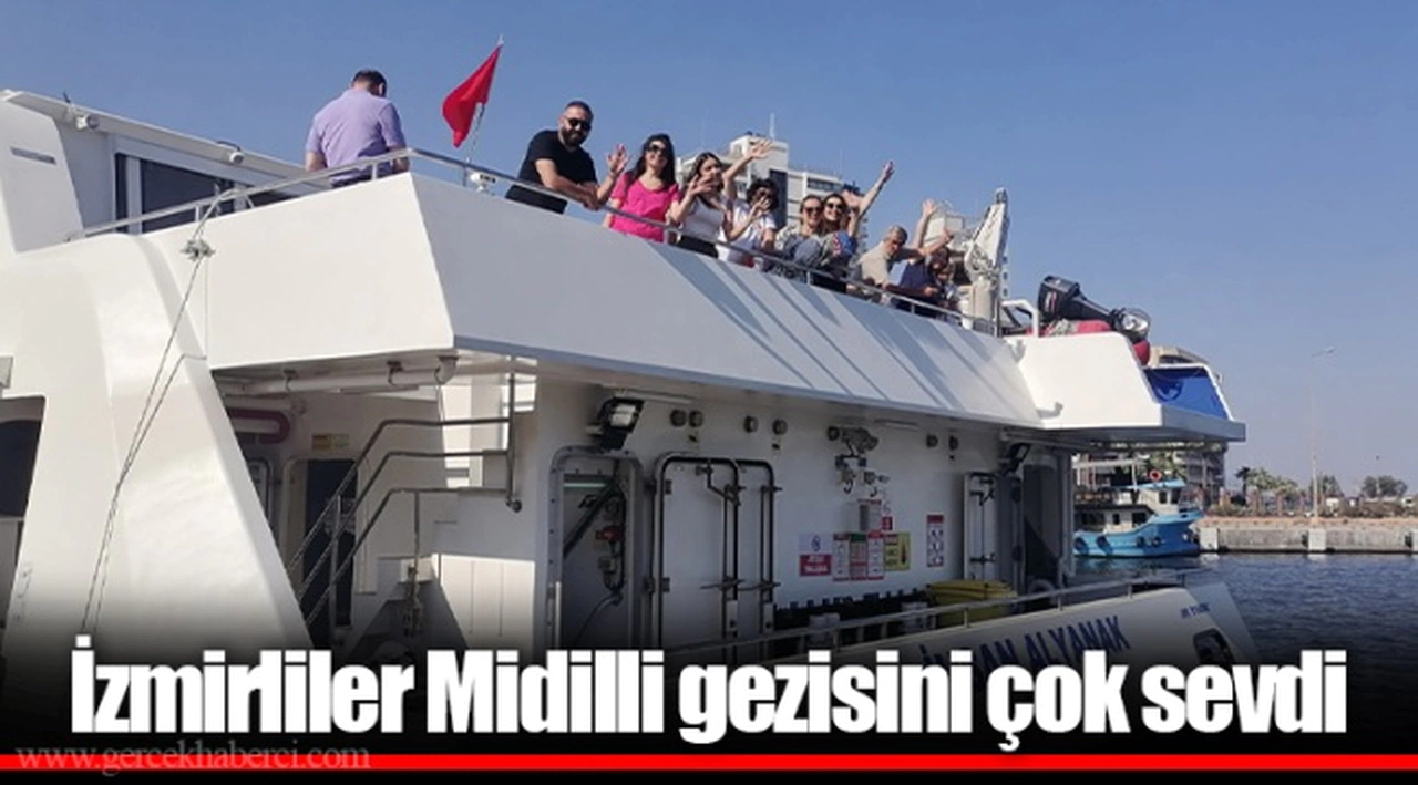 İzmirliler Midilli gezisini çok sevdi