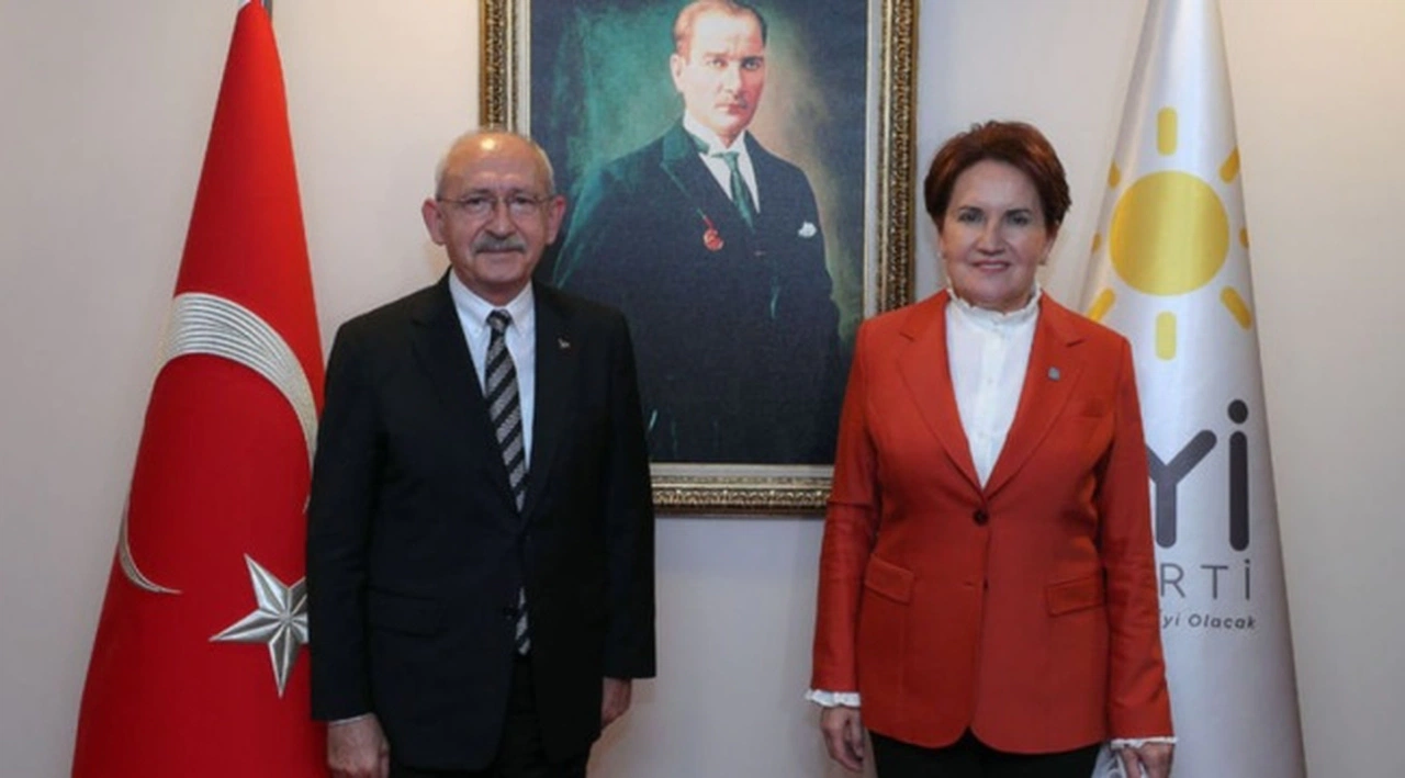 Meral Akşener, Kemal Kılıçdaroğlu'nu ziyaret etti
