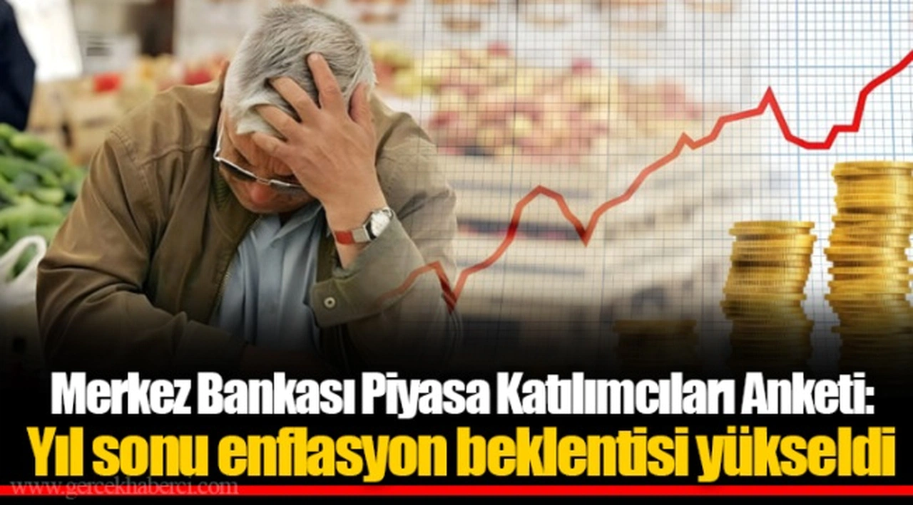 Merkez Bankası Piyasa Katılımcıları Anketi:  Yıl sonu enflasyon beklentisi yükseldi