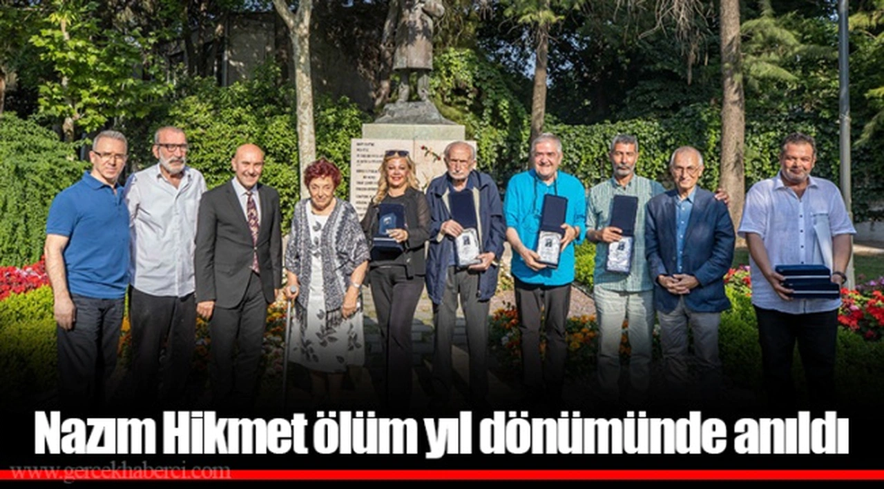 Nazım Hikmet ölüm yıl dönümünde anıldı
