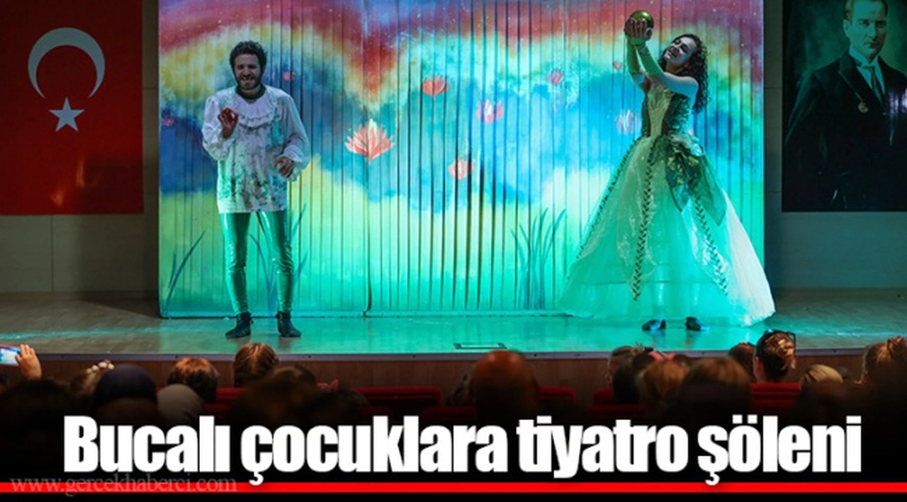Bucalı çocuklara tiyatro şöleni