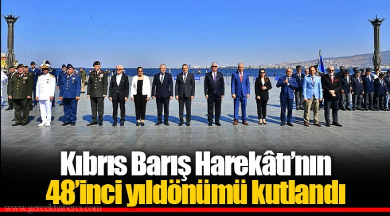 Kıbrıs Barış Harekâtı’nın 48’inci yıldönümü kutlandı