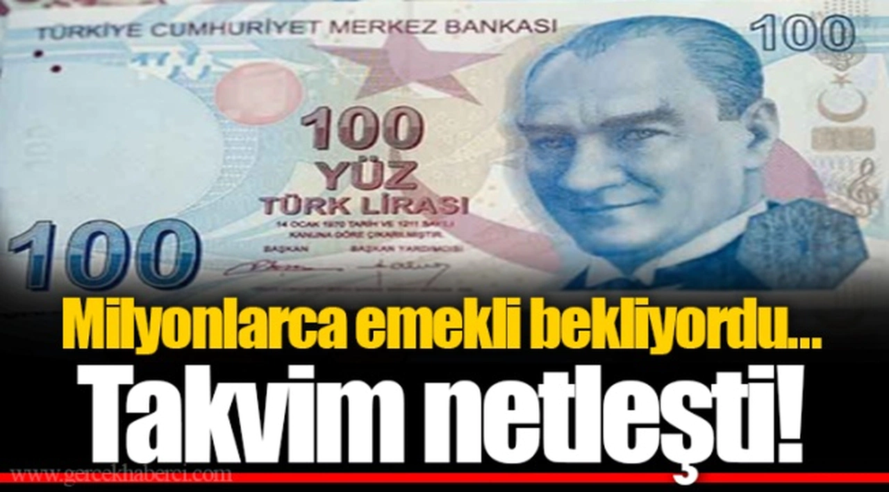 Milyonlarca emekli bekliyordu... Takvim netleşti!