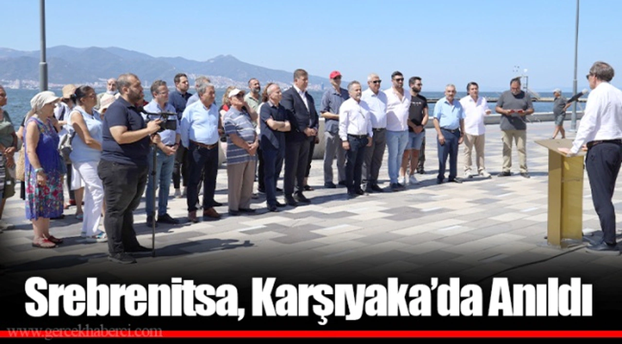 Srebrenitsa, Karşıyaka’da Anıldı