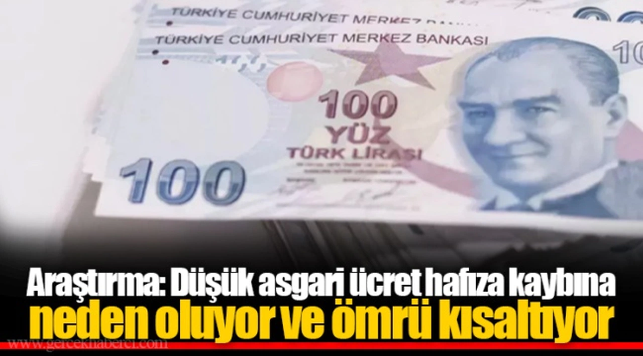 Araştırma: Düşük asgari ücret hafıza kaybına neden oluyor ve ömrü kısaltıyor